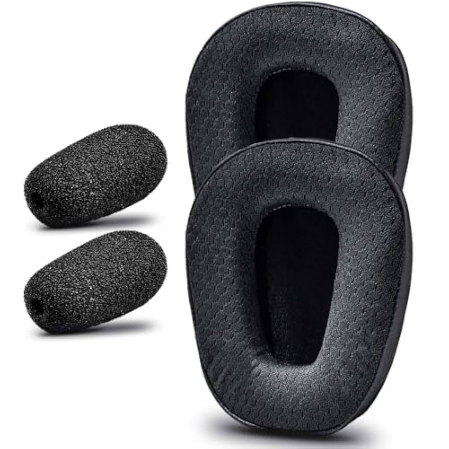 Ear Pads Compatible With B450-Xt B550-Xt Headset I With Microphone Foam (Hybrid Mesh)