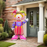 Self-Standing Smiling Circus Clown Balloon: 4D Party Decor