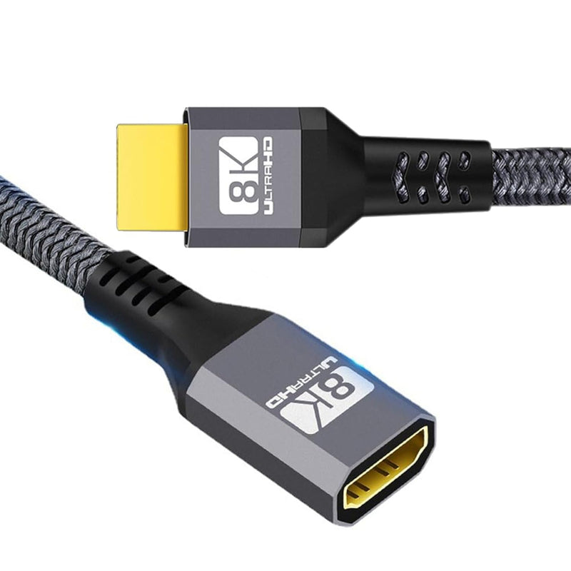 xiwai HDMI 2.1 Extension Cable Male to Female Ultra-HD 8K 60hz 4K 120hz 48Gbs