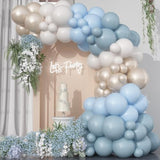 Dusty Blue Balloon Garland Arch Kit: Baby Shower Wedding Decor