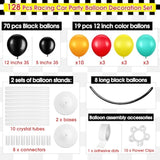 179 Pcs Racing Birthday Party Decorations Includes 141 Traffic Lights Balloon Stand Set 12 Traffic Cones 24 Racing Waving Flags 1 Grid String Flags 1 Racetrack Floor Runner