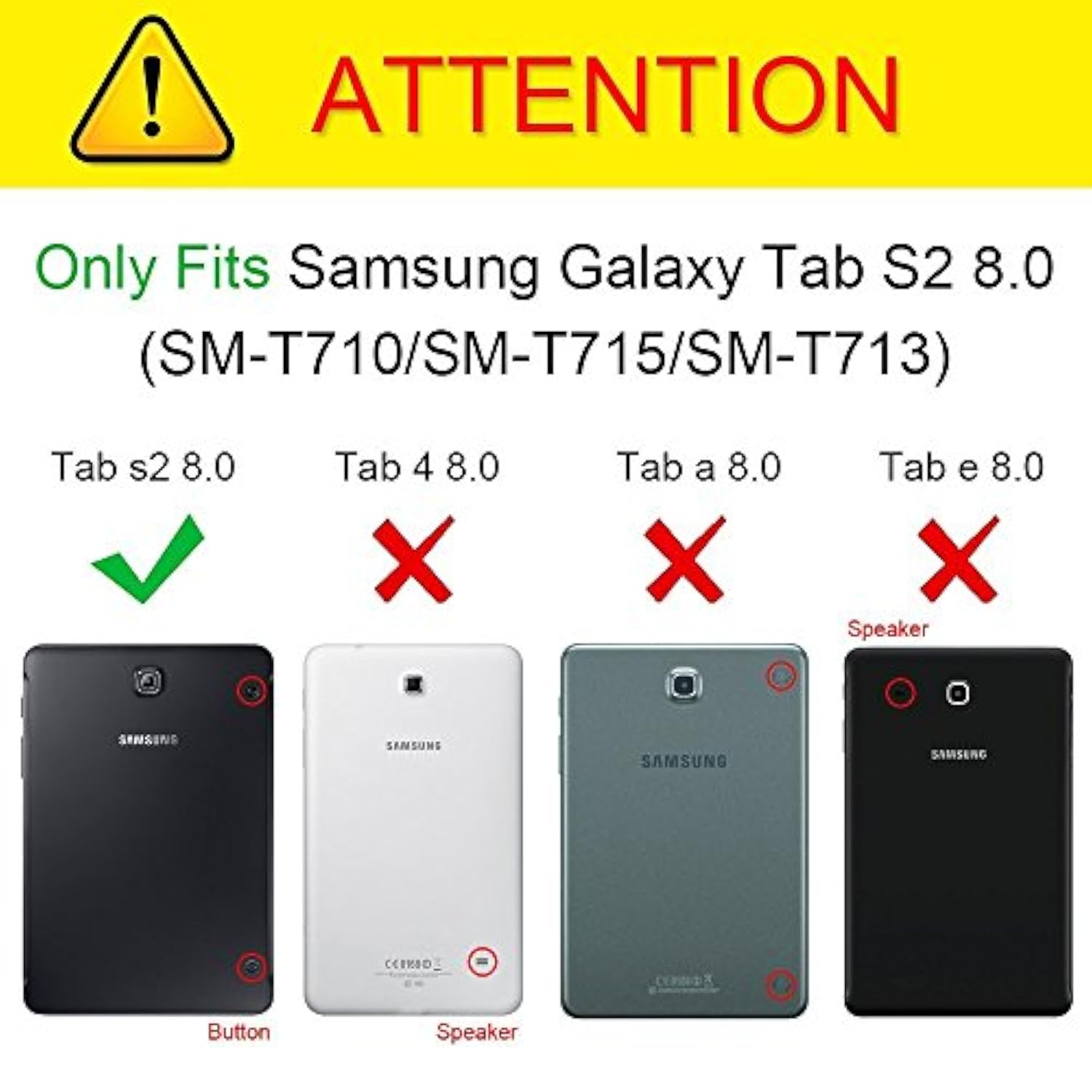 Fintie Slim Shell Case for Samsung Galaxy Tab S2 8.0 - Ultra Lightweight Protective Stand Cover with Auto Sleep/Wake Feature, Black