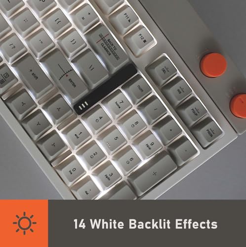 Block Wireless Mechanical Keyboard, 98 Keys Rechargeable Hot-Swappable Keyboards With 3 Types Connection For Windows, Mac Os/Rero Knobs For Volume Control, Mode Shift, Eyeable Panels 2025