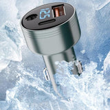 Starlink Mini 12V Car Charger, 16 Awg Cable, Starlink Mini Car Adapter,Waterproof, Built-In Protections(Car Adapter & 3M Cable)