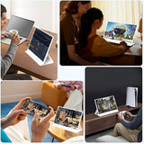 Portable Monitor For Laptop, 15.6 Inch Fhd 1080P Usb-C Hdmi 100% Srgb Hdr Ips Display, Ultra-Thin Travel Second Screen Compatible With Laptop Mac Pc Phone Ps5 Xbox Switch, Built-In Speakers, White