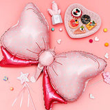 6 Pack Pink Bow Foil Balloons Jumbo Mouse Party Decorations Wedding Baby Shower