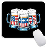 Mouse Pad, Smooth Fabric, Precise Cursor Positioning Mousepad For Wireless Mouse, Non-Slip Base, 9.5 X 7.9 Inch, Cheers