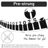 Class Of 2025 Graduation Photo Banner | Graduation Decorations 2025 | Class Of 2025 Party Decorations For College Senior/High, Middle/Junior, Kindergarten | Pictures Display (Pre-Strung)