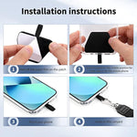 Phone Lanyard 2 Pcs-1 Pcs Adjustable Neck Strap,1 Pcs Wrist Strap,2 Pads,Universal Crossbody Multifuctional Cell Phone Lanyards Compatible With Most Smartphones(Black)