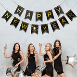 Happy New Year 2026 Gold Letter Banner Party Decorations