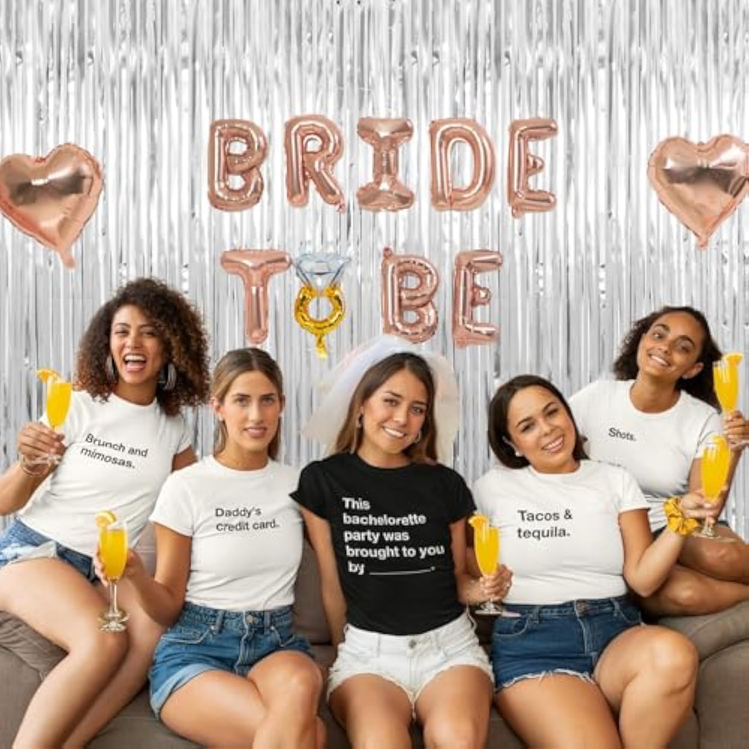 Thicken Silver Streamers 4 Pack 3.2 X 8.2 Ft, Silver Tinsel Backdrop Curtains, Foil Fringe Photo Backdrop For Birthday, Bachelorette, Prom, Engagement, Disco Party Decorations
