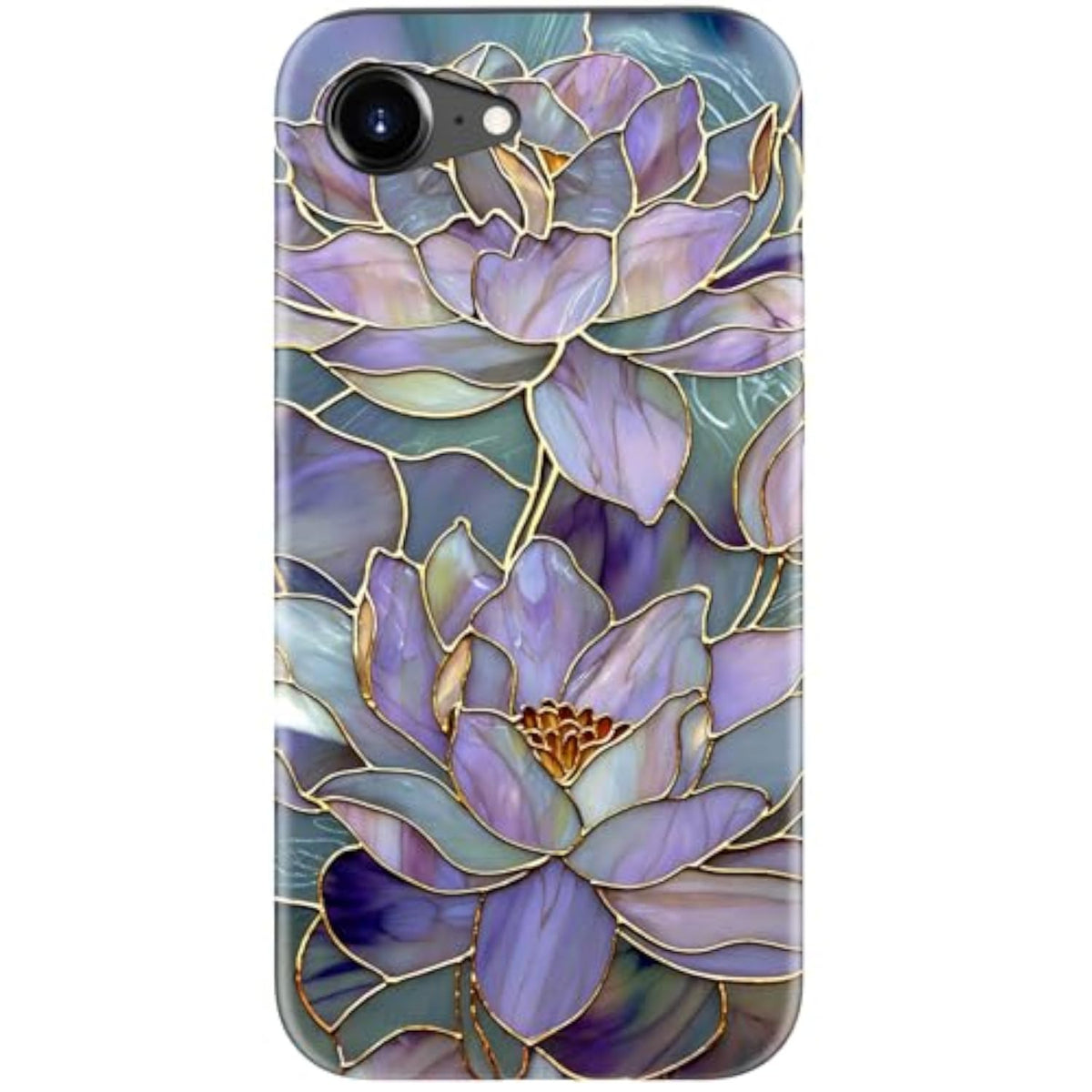Cute Wildflower Wireless Charging Case for iPhone 16e