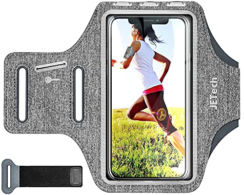 Phone Armband Holder with Key Holder and Card Slot for Phone Upto 6.2 inch, iPhone 16e/16/15 Pro/15/14 Pro/14/13 Pro/13, Galaxy S23/S22, Pixel 8a,