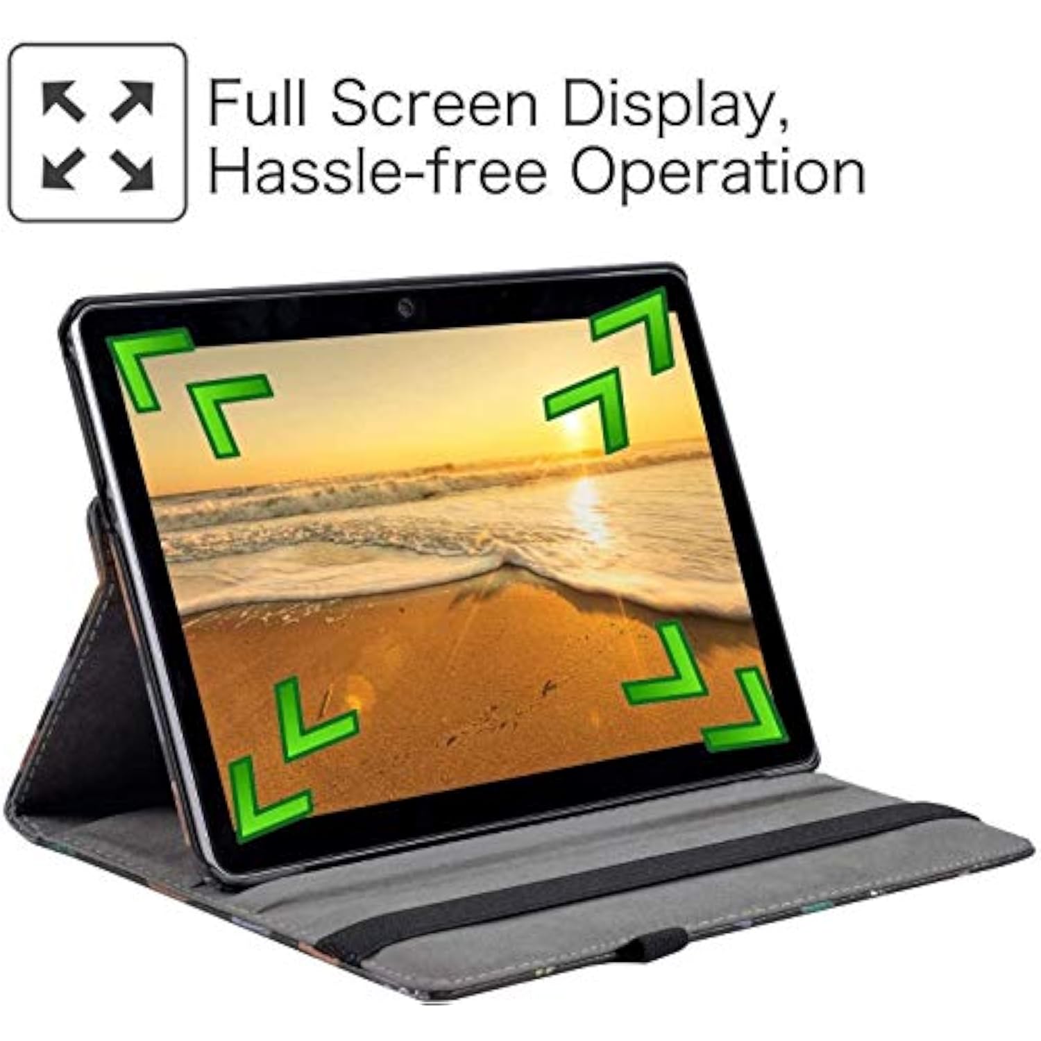 Case For Samsung Galaxy Tab A 10.1 2019, 360 Degree Rotating Stand Smart Case For Samsung Tab A 10.1 Inch Tablet [Smt510/T515] 2019 Release (Plum Blossom)