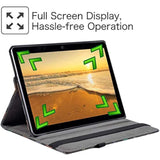 Case For Samsung Galaxy Tab A 10.1 2019, 360 Degree Rotating Stand Smart Case For Samsung Tab A 10.1 Inch Tablet [Smt510/T515] 2019 Release (Plum Blossom)