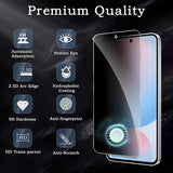 [2+2 Pack] Privacy Screen Protector for Samsung Galaxy S24 FE, Anti-Spy Shatterproof Tempered Glass with Camera Lens Tempered Glass 9H Hardness