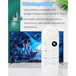 Voice Remote For Google Chromecast 4K Snow Tv, Replacement Remote Control For G9N9N, Ga01920-Us, Ga01409-Us, Ga01923-Us, Ga01919-Us