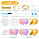 Balloon Arch Kit, 8.2Ft & 5Ft Free Bending Half Balloon Arch Stand With Base, Diy Gold Half Arch Frame For Birthday Wedding Party Baby Shower Christmas Decorations (Contains 101Pcs Balloons)