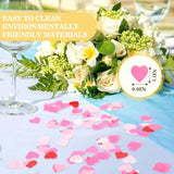 5000Pcs Heart Paper Confetti, Large Table Confetti Hearts Shaped For Valentine'S Day, Wedding, Birthday, Bachelorette, Balloon Party Decoration (Red/White/Pink/Rose Red)