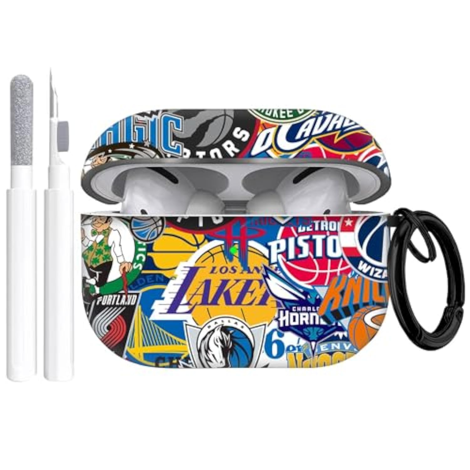 For Airpods Pro 2Nd Generation Case Cute Sports Basketball Football, Protective Tpu Soft Cases Cover Rugged For Apple Airpod Pro 2 With Keychain For Women Men?Basketball