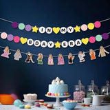 Pre-Strung "In My Birthday Era" Banner – Friendship Bracelet Garland for Singer-Themed Parties & Photos