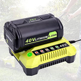 Op401 Compatible With Ryobi 40V Battery Charger Op404 Op406A, Compatible With Ryobi 40V Lithium Battery Op4040 Op4060A Op4050A Op40602