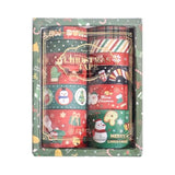 12 Rolls Christmas Theme Washi Tape Set, Writable Decorative Tapes For Scrapbooking, Bible Journaling, Bullet Journaling, 0.6"X79" Per Roll
