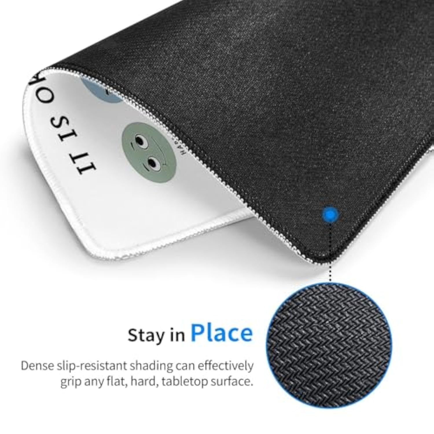 It Is Okay To Feel Mouse Pad Feelings Emotions Mental Health Non-Slip Gaming Rubber Base Mousepad For Computer Laptop Home Desk Decor Therapy Office Psychology Therapist Gift 10X12 Inch