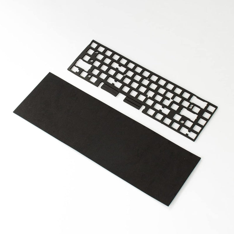 2 Pieces Set Of Keyboard Sound Dampening Foam 68 Layout Silencer Pad Gasket Ev