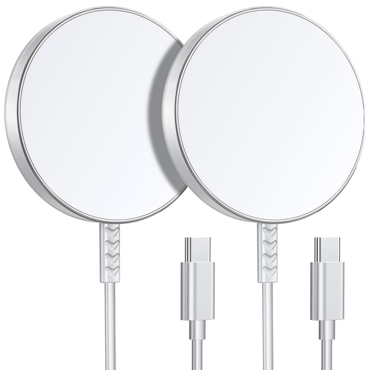 Magnetic Wireless Charger for iPhone 17 16 15 14 13 12 Pro Max Plus Air, 15W Fast Mag Safe Charger Pad with Aluminum Alloy Cooling Shell, USB-C
