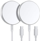 Magnetic Wireless Charger for iPhone 17 16 15 14 13 12 Pro Max Plus Air, 15W Fast Mag Safe Charger Pad with Aluminum Alloy Cooling Shell, USB-C