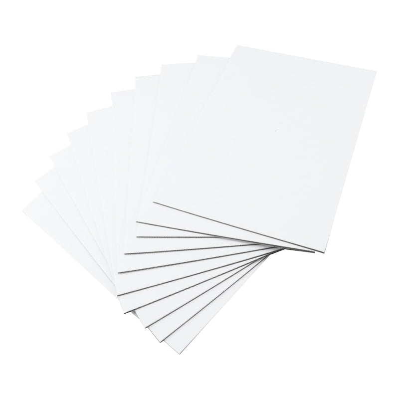 10Pcs Chipboard Sheets White Kraft Cardboard Paper 210×148×2Mm Cardboard Sheet