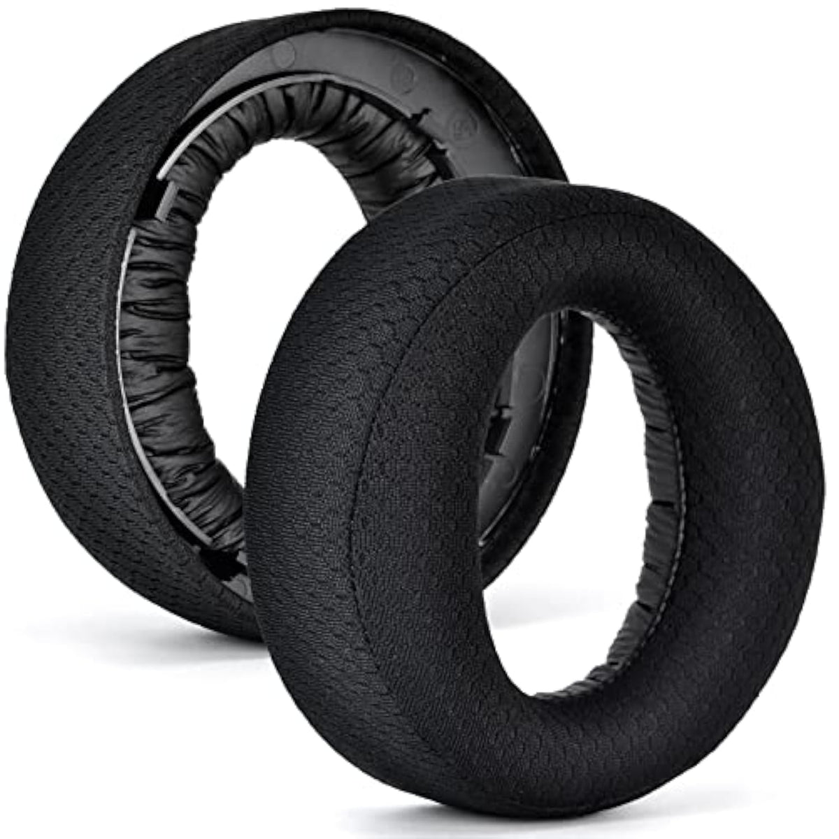 Ps5 Ear Cushion - Replacement Ear Pads Cover Compatible With Sony Ps5 Wireless Headphone, Pulse 3D Wireless Headset, Softer Foam, High-Density Noise Cancelling Foam (Black Breathable Fabric)