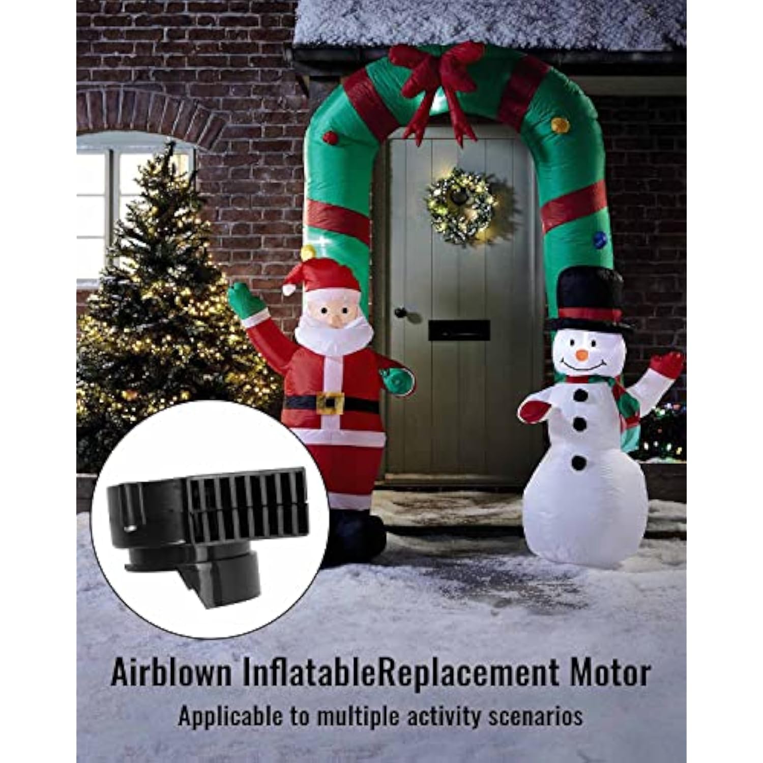 Air Blower For Inflatables Replacement Fan Blower Motor For Garden Yard Christmas Inflatable Decorations, Portable Fan B