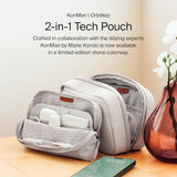 Konmari 2-In-1 Tech Acessory Pouch - Stone