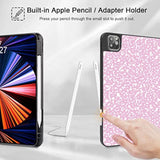 For Ipad Pro 12.9 Case 2022 2021 6Th 5Th Gen- Built In Pencil Holder - Trifold