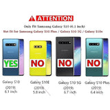 For Samsung Galax S10 Case, Galaxy S10 Case,With Hd Screen Protector [ Grade Drop Tested] Heavy-Duty Tough Rugged Shockproof Protective Case For Samsung S10, Black