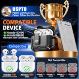 Compatible With Airpods 4Th Case With Phone Stand & Cleaning Kit,Compatible With Magsafe,Magnetic Automatic Lock For Airpods 4 With Active Noise Cancellation Charging Cover (2024)