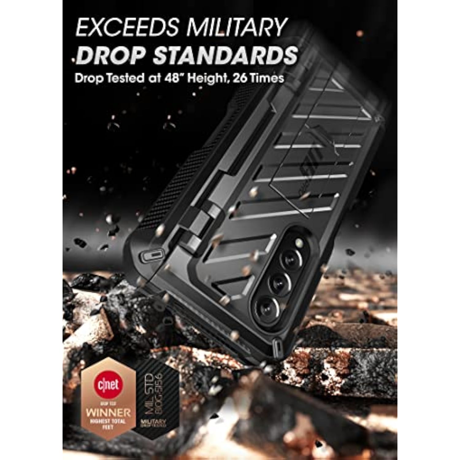 Samsung Galaxy Z Fold Full Body Dual Layer Rugged Case