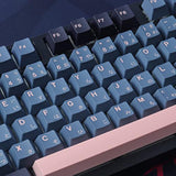 Pbt Keycaps, 134 Keys Cherry Profile Nightsakura Keycaps Dye Sublimation Japan
