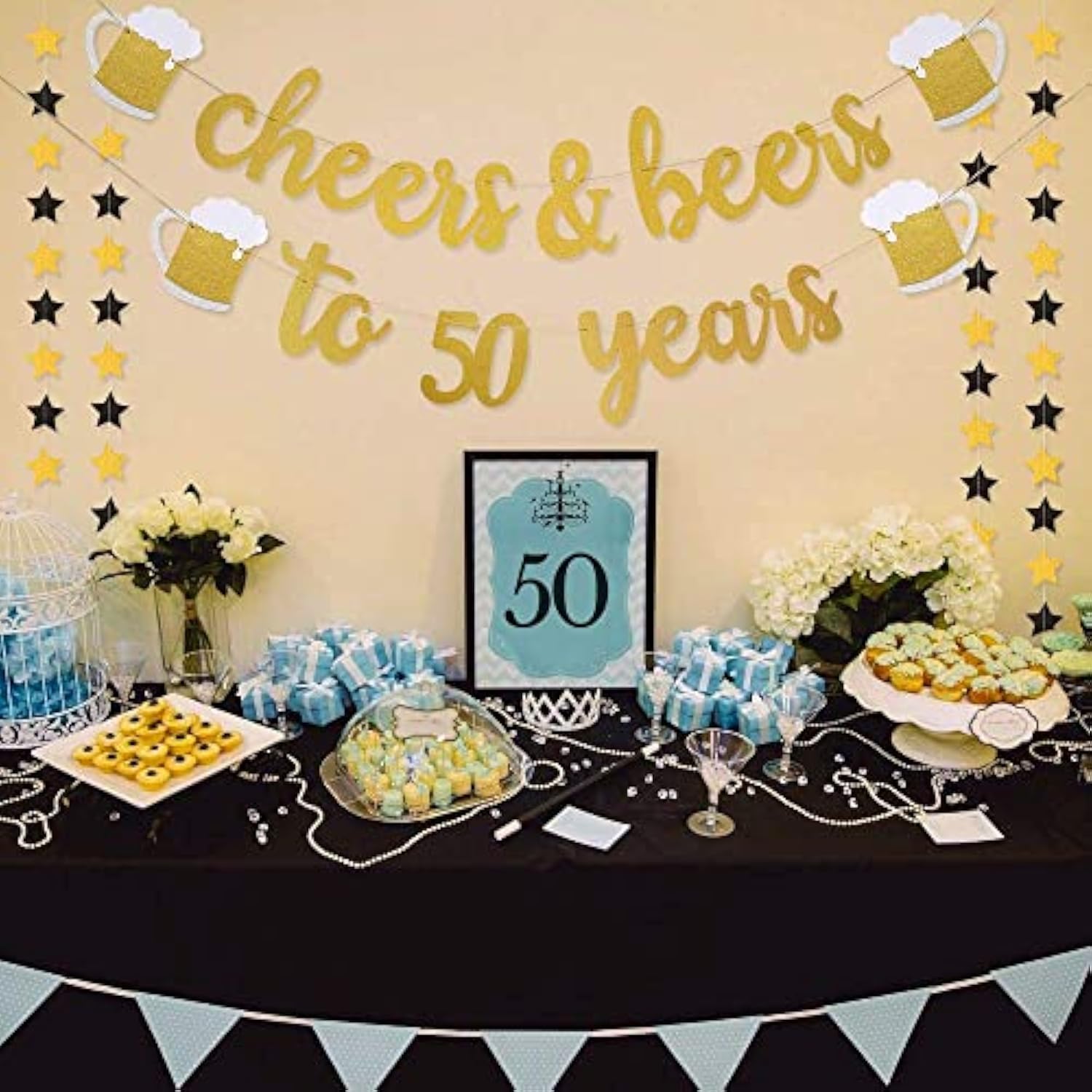 50Th Birthday Decorations For Men / Women - 50Th Birthday Gifts - Chee