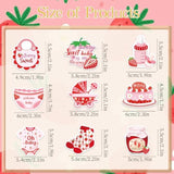 Strawberry Baby Shower Cupcake Toppers Decorations, 36Pcs A Berry Sweet Baby Is On The Way Decoration, Gender Reveal Decor For Baby Girl