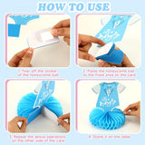 10 Pcs Baby Gender Reveal Decorations, Gender Reveal Table Decorations Baby Gender Reveal Honeycomb Table Centerpieces Gender Reveal Table Centerpieces Blue and Pink Gender Reveal Decorations