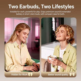 Mini Invisible Small Earbuds Set Sleep Ear Buds Wireless Bluetooth for Small Ears Canals Side Sleepers Tiny Micro Low Profile Smallest Hidden
