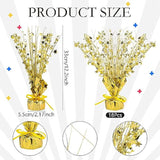 18pcs Gold Foil Starburst Centerpieces for Birthday & Holiday Party Decor