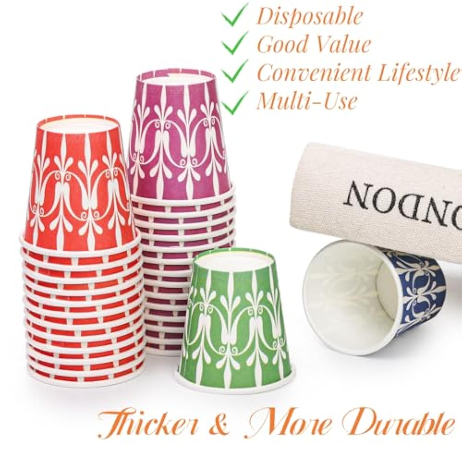 800 Pack 2 Oz Disposable Bathroom Cups, Colorful Small Mouthwash Cup, Multicolor Espresso Cup, Snack Cups For Bathroom, Party, Picnic, Bbq, Travel, Home And Event