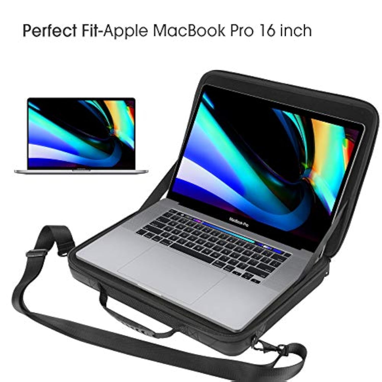 Smatree Laptop Hard Carrying Case for 16.2inch MacBook Pro M4 2024/2023 A2991 A2780/2021 A2485, 11inch iPad A16 2025,iPad Air M3 2025/M2 2024,iPadPro M4 2024(No Key Board),16inch MacBookPro 2019/A2141