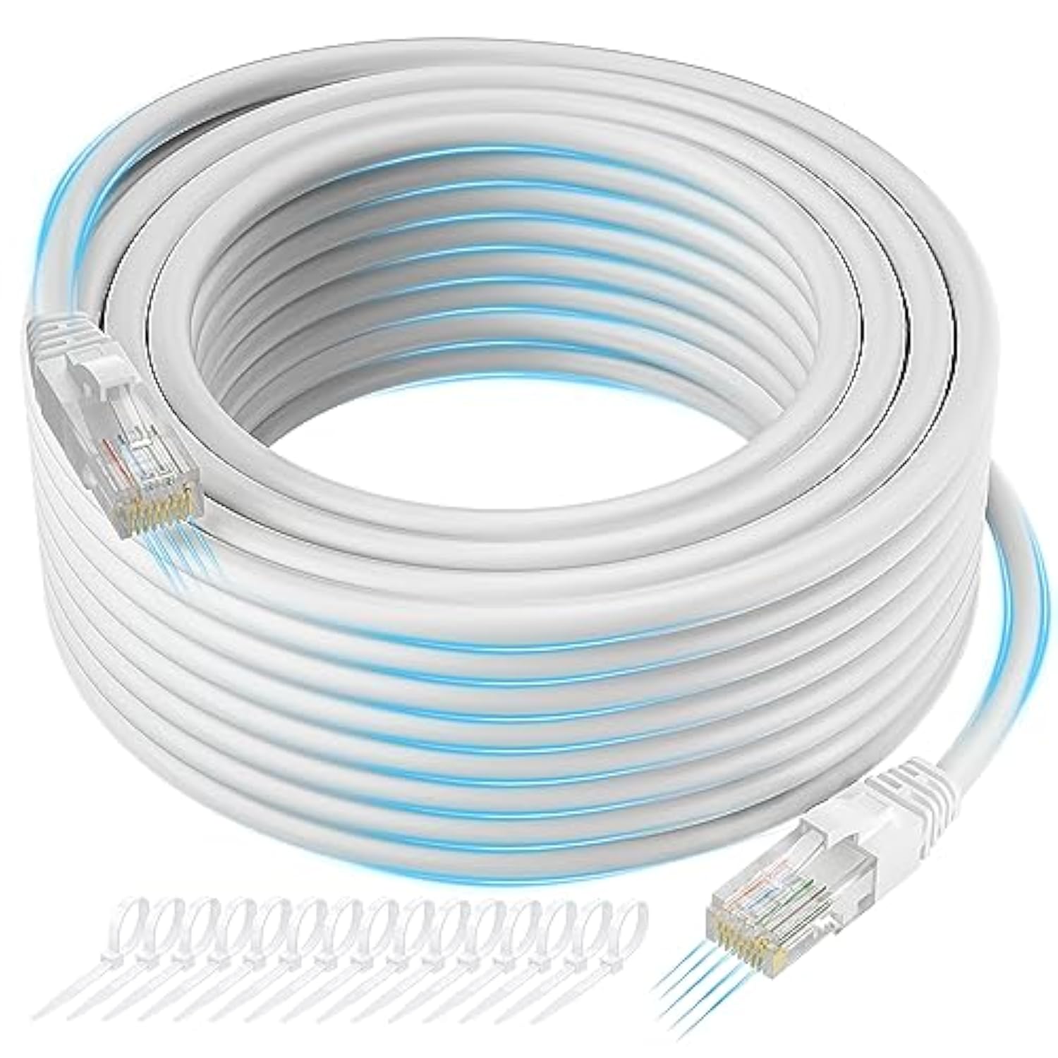 Cat 6 Ethernet Cable 300 Feet, Cat 6 Internet Cable, Cat6 Patch Cable, Network