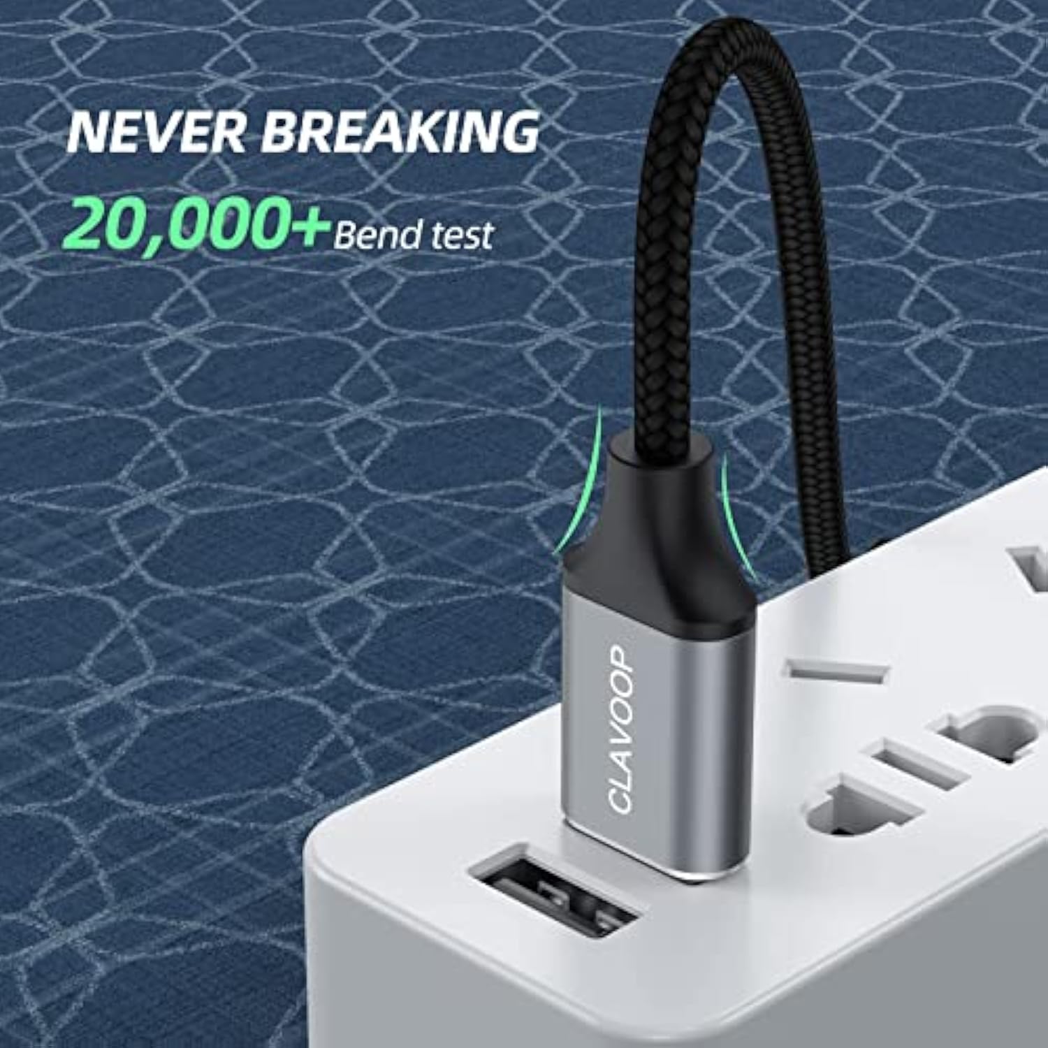 Short Usb Extension Cable, Usb Cable Extender 6 Inch Braided Usb A Male To Fem