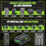 Replacement For Ego 56V 5.0Ah Battery Ba2800 Ba4200 Ba1400 Battery, Compatible With All 56V Ego Power Tools Cs1604 Cs1804 Cs1403 Ht2400 Lb6504 Lb5804 Lb6500 Lb4800 Ph1400 Tools